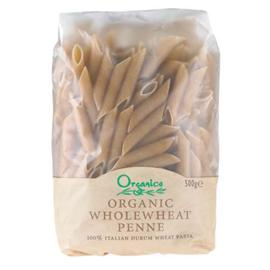 Unbranded Organico Wholewheat Organic Penne - 500g