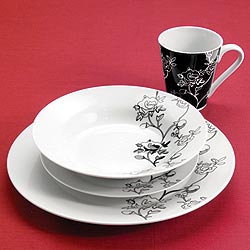 Oriental 16 Piece Dinner Set