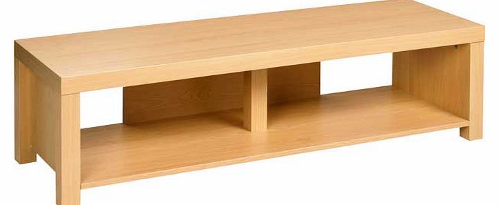 The Osca TV bench is a great value. chunky looking unit that is finished in beech effect. It will suit any modern room and is perfect for your plasma TV and equipment. This TV bench is suitable for large televisions (up to 46 inch). Part of the Osca 