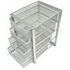 OSCO Mesh Silver 4 Drawer