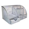Osco Silver Mesh Desk Organiser