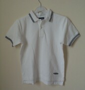 Oshkosh White Polo Shirt - 7yrs