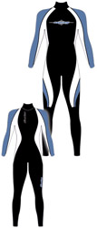 Osprey Womens Full Wetsuit Chest 37in (Long Leg)