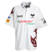 Unbranded Ospreys Rugby Away Shirt - White.