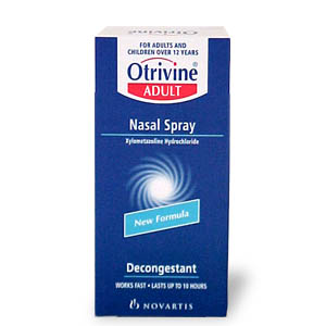 Otrivine Adult Formula Spray - Size: 10ml