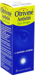 Eye drops containing: Xylometazoline hydrochloride