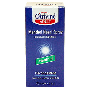 Unbranded Otrivine Menthol Nasal Spray