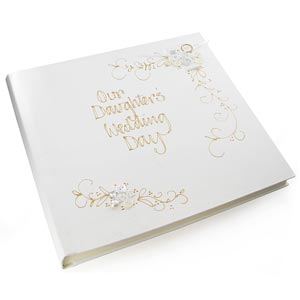 Unbranded Our Daughters Wedding Hand Painted Silk Album