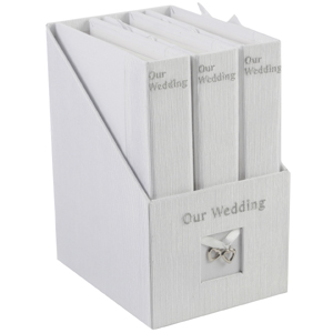Unbranded Our Wedding Triple Photo Albums