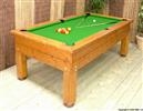 Unbranded outdoor pool table: 7ft - Chestnut or green