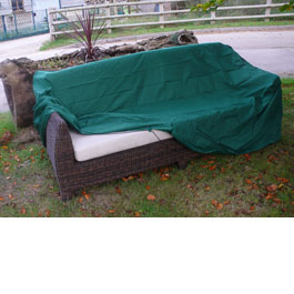 Unbranded Outdoor Rattan 2 Seater Sofa Weather Cover