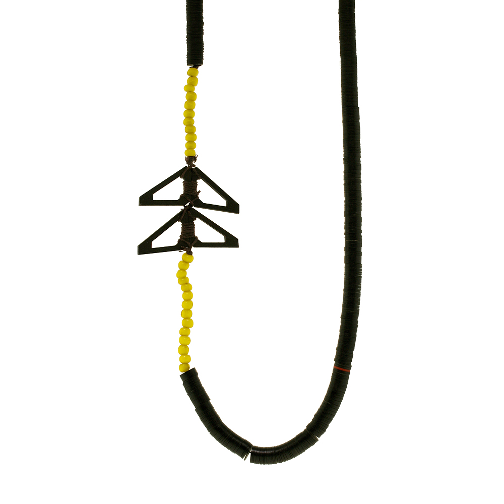 Unbranded Outland Necklace - Yellow Beads