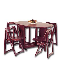 Oval Butterfly Dining Suite