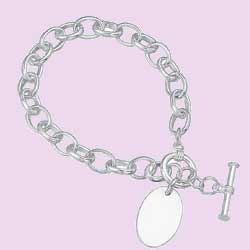 Oval Disc Bracelet