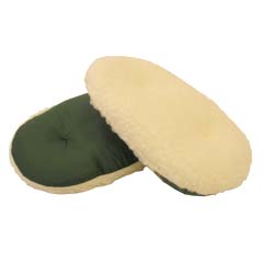 Unbranded Oval fleecy cushion