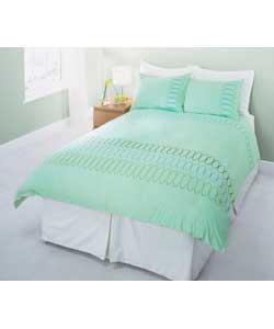 Oval King Size Duvet Cover Set - Green