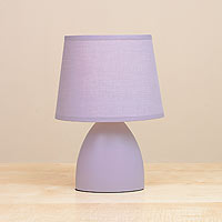 Oval Touch Lamp Purple