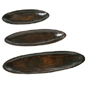 Oval Wood Tray Set