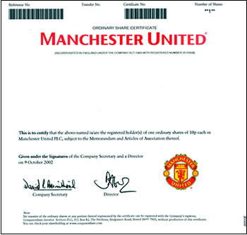 Own a Football Share