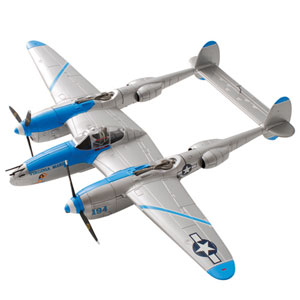 A detailed  collector quality diecast replica of the P-38 Lightning Lt Robert Anderson. Each Armour 