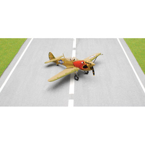 A detailed  collector quality diecast replica of the P-40 Warhawk Napier Filed Alabama 1943. Each Ar