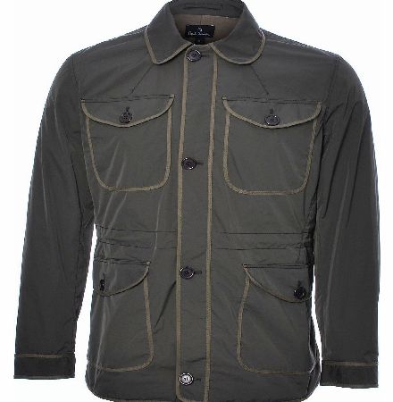 P.S Paul Smith Contrast Trim Jacket is a lightweight waterproof jacket with a contrast trim design that is featured throughout the jacket. The coat also features four large pockets on the front of the garment a double button and zip fastening and a d