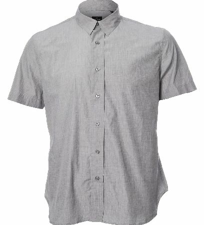 P.S Paul Smith Cotton Short Sleeve Shirt is a simple short sleeve shirt design with a slim collar. The shirt is in slim fit and is made from a stretch cotton material. Colour: Grey Fabric:100% Cotton Care: Wash at 30C