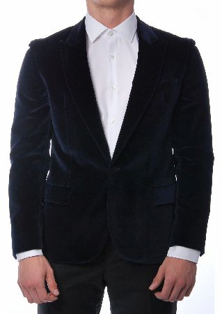 Unbranded P.S Paul Smith Dark Blue Velvet Blazer