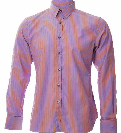 Unbranded P.S Paul Smith Double Cuff Striped Shirt