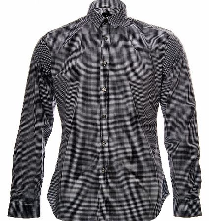 P.S Paul Smith Gents Slim Shirt features cotton check complimented by a front button fastening and button cuffs the garment is a slim fit features a pointed small collar with the signature logo badge  Paul Smith on the hem. Fabric: 100%Cotton Woven C