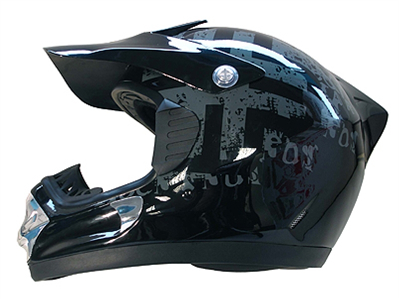 All new moto style helmet for 2006 with wrap around groove which prevents goggles from slipping,