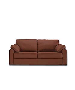 Leather Couch Settee Sofa