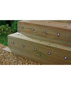 Pack of 10 32mm Colour Changing LED Light Kit