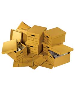 Unbranded Pack of 10 Multi Use Archive Boxes