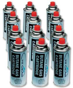 Pack of 12 Butane Gas Cartridges