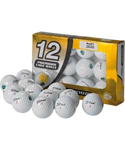 Unbranded Pack of 12 Titleist Refurbished Pro V1 Golf Balls