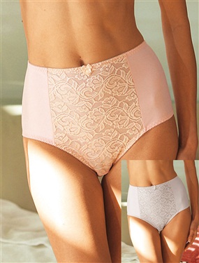 Unbranded Pack of 2 High Waisted Firm Support Briefs