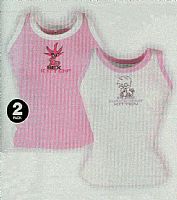 Pack of 2 Kitten Tops by Missimo