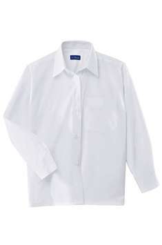 Unbranded PACK OF 2 LONG SLEEVE SCHOOL BLOUSES