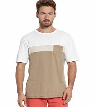 Pack of 2 Mens Round Neck Pocket Detail T-Shirts. A simple pocket is all it takes to add a new twist to this pack of 2 T-shirts that go with everything. Short sleeves, a ribbed round neckline and contrasting patch pocket on the chest with fancy metal