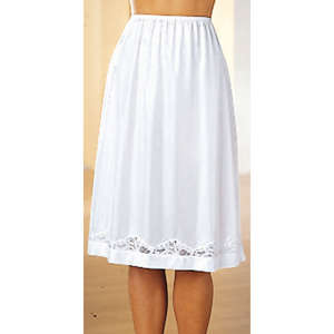 Unbranded Pack of 2 Satiny Waist Slip - Length 67cm