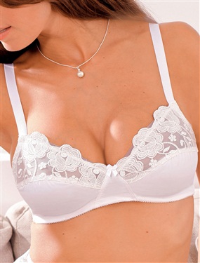 Unbranded Pack of 2 Soft Microfibre Non-Wired Bras