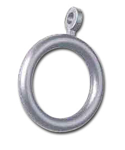 Pack of 20 Silver Effect Curtain Rings