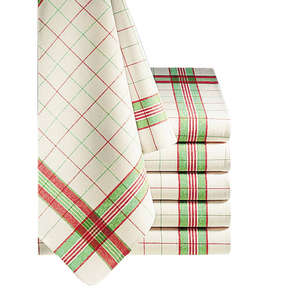 Unbranded Pack of 6 Pure Cotton Tea Towels