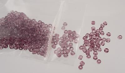 Pack of Tiny Amethyst Sead Beads