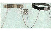 Cotton with metal buckle and chains