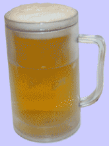 Unbranded Pack of Two Frosty Ice Tankards