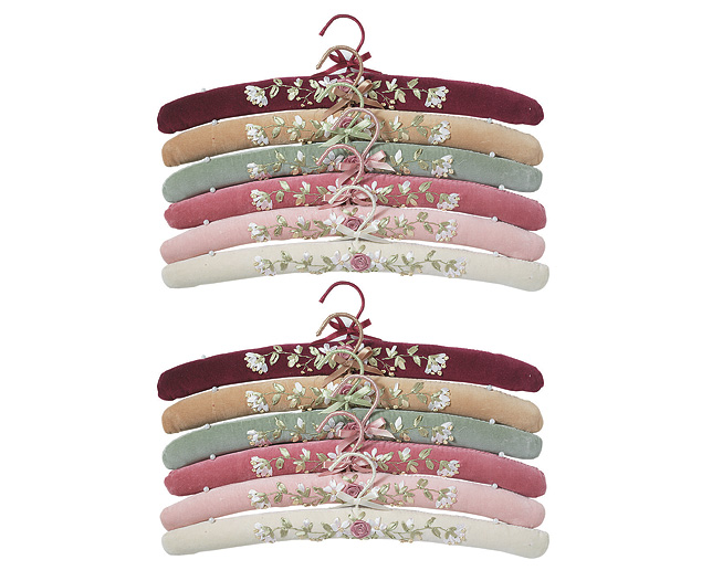 Unbranded Padded Coat Hangers - Pearl and Scent - Buy 2