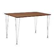 Padova 4 seater dining table- Walnut veneer