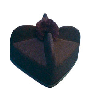 Padre hat, black felt